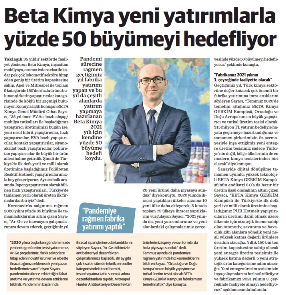 beta-kimya-yeni-yatirimlarla-yuzde-50-buyumeyi-hedefliyor