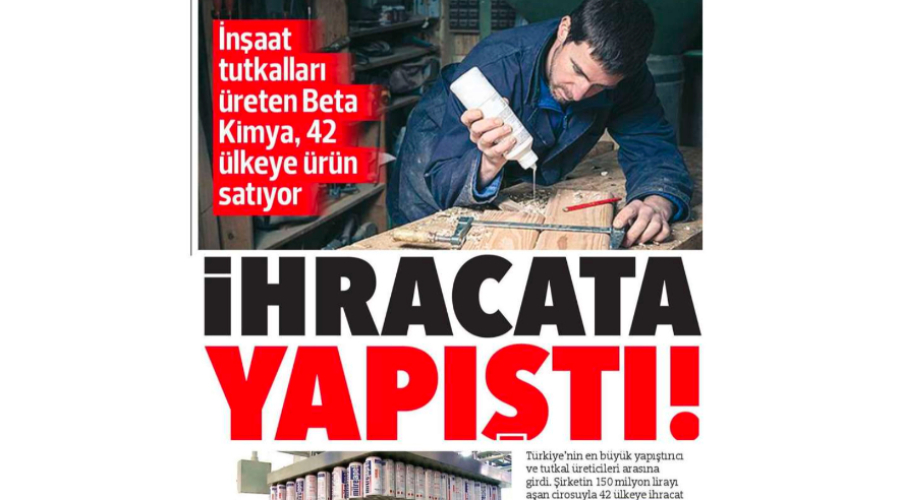 İHRACATA YAPIŞTI!