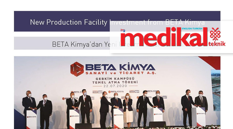 Beta Kimya'dan Yeni Üretim Tesisi Yatırımı